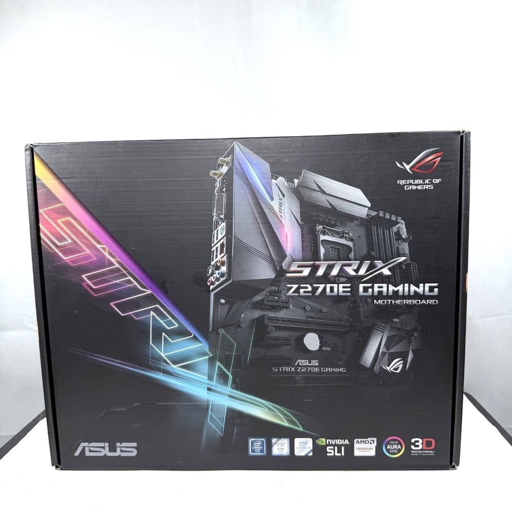 ASUS ROG Strix Z270E 1151 Motherboard / Gaming / 90MBORNO-MOAAYO / New